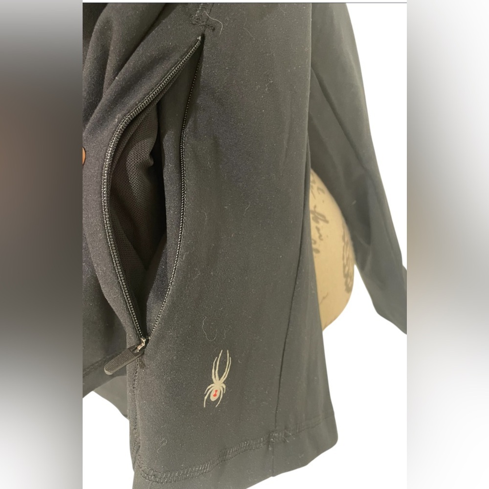 Spyder Active Black Softshell Zip Jacket Women’s … - image 6
